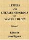 [Gutenberg 47317] • Letters and Literary Memorials of Samuel J. Tilden, v. 2